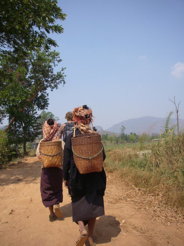 Travel - Myanmar - Inle Lake - Second Boat Trip - Walk to the Market